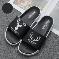 Fashion Home Indoor Bathroom Non-slip Wear-resistant Soft Bottom Couple Sandals And Slippers