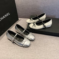 Women's French Style Bow Embellished Shallow Cut Hidden Wedge Heel Single Shoes, 2026 New Collection, Gentle Evening Style Fashion Dress Shoes With One-Strap Buckle