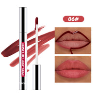 Tear-off Lip Liner Dye-and-peel Formula That Stays Put Without Fading Or Smudginglip Pencil Lipstick