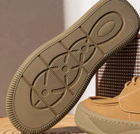 British Retro Brown Big Toe Casual Leather Shoes