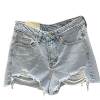 Raw-edge Denim Shorts For Women Popular On Instagram