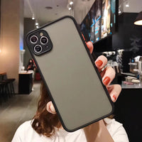 Skin-friendly Matte Simple Mobile Phone Case