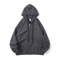 Soft Zipper Hooded Hooded Cardigan Sweater Men