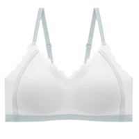 Contrast Color Strap Latex Underwear Seamless Sport Women's Beauty Back