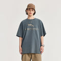 Men's Glossy Washed T-shirt Loose