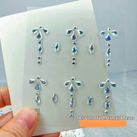 Comes With Sticky Pearl Stick-on Crystals Transparent Photo Shoot