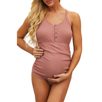 One-piece Swimsuit Simple Design Beach Triangle Style