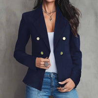 Double-breasted Elegant Blazer For Women
