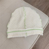 Knitted Wool Hat With Ear Protector