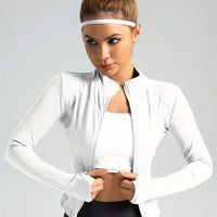 Outdoor Sports Jacket Tight High Elastic Breathable Slim Fit Slimming