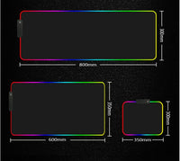 RGB Mouse Pad Luminous Mouse Pad Led Mouse Pad