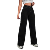 Springautumn Womens Denim Loose Fit Trousers