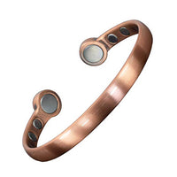 Red Magnetic Energy Open-end Large-head Magnet Red Copper Bracelet
