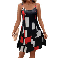 Plaid Suspender Dress Stylish For Vacation Looks