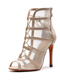 Skin Color Latin Dance High Heels