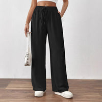 Bestseller Loose-fitting Pocketed Elastic-waist Wide-leg Pants