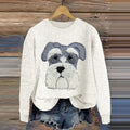 Womens Stylish Crew-neck Sweatshirt Casual Top For Fall And Winter