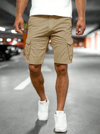 Fashion Personality Men's New Woven Five-point Pants