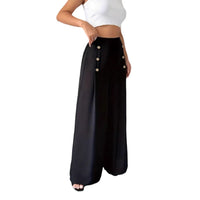 Casual, Versatile, Sophisticated, Work-appropriate Long Pants With A Flowing Drape