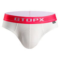 Summer Men's Low Waist Single Layer U Convex Thin Briefs Underwear