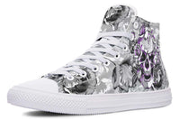 Printed Couple High-top Canvas Shoes