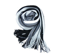 Knitted Warmth And Color Matching Striped Men's Scarf
