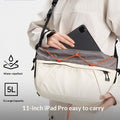 Portable Large-Capacity Crossbody Bag Contrasting Colors Versatile Travel Shoulder Bag