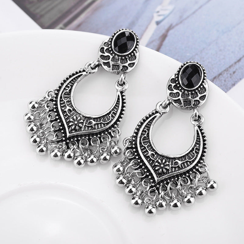 Retro Metal Alloy Earrings Fashion Travel Bohemian Ornament