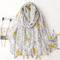 Creative Chinese Style Cotton And Linen Scarf