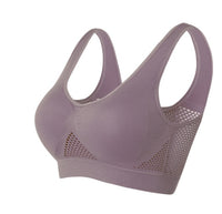 Breathable Bra Large Size No Steel Ring Hollowed Out Mesh
