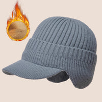 Men's Outdoor Warm Ear Protection Knitted Hat
