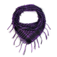 Network Silk Houndstooth Square Keffiyeh Military Fans Tactical Tassel Desert Scarf