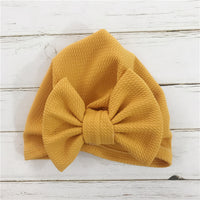 Corn Kernel Fashion Baby Comfortable Big Bow Indian Fabric Tire Hat