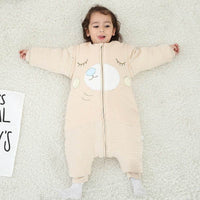 Cartoon Cotton Baby Anti-kick Baby Sleeping Bag