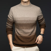 Pure Wool Half Turtleneck Thick Warm Sweater