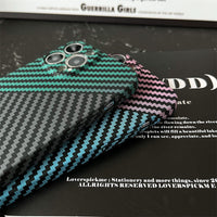 Double-faced Kevlar Carbon Fiber Texture Mobile Phone Case