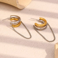 Chain Tassel Long Ear Top All-match