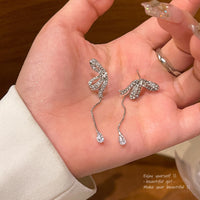 Retro Stud Designer Touch Statement Drop Earrings