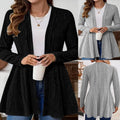 Long Sleeve Simple Cardigan Coat Mid-length