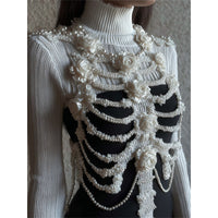 Womens 3D Digital Print Loose Crew-Neck Sweatshirt