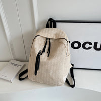 Minimalist Nylon Waterproof Schoolbag All-match Simple Leisure