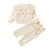 Girls' Fashion Casual Sweater Sweatpants Suit