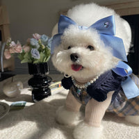 Princess Style Bow Tension Adjustment Headdress Pet Accessories Hair Band
