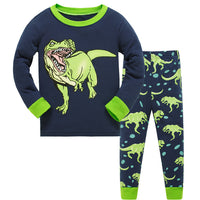 Long-sleeved Cotton Children's Pajamas Air-conditioning Clothes
