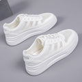 Breathable Platform Light White Shoes Women's Mesh Casual Sneaker