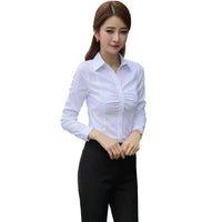 Figure-flattering Lapel-neck Slightly Stretchy Base-layer Shirt
