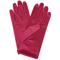 Bridal Wedding Gloves Short Satin Dress Cheongsam Gloves