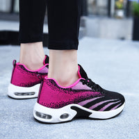 Autumn New Style Flying Woven Air Cushion Shoes Women