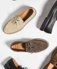 National Niche OLIVIER Yupi Men's Thick Bottom Retro Loafers