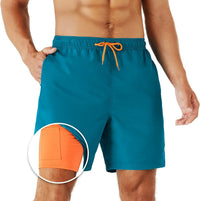 Anti-Embarrassment Quick-Dry Solid-Color Shorts